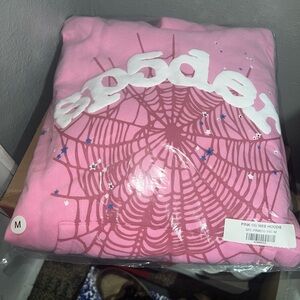 Pink sp5der hoodie M